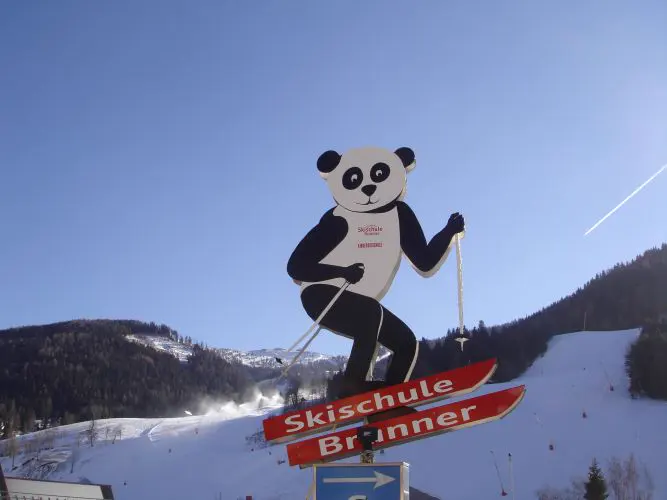 Skilehrer beim Carven